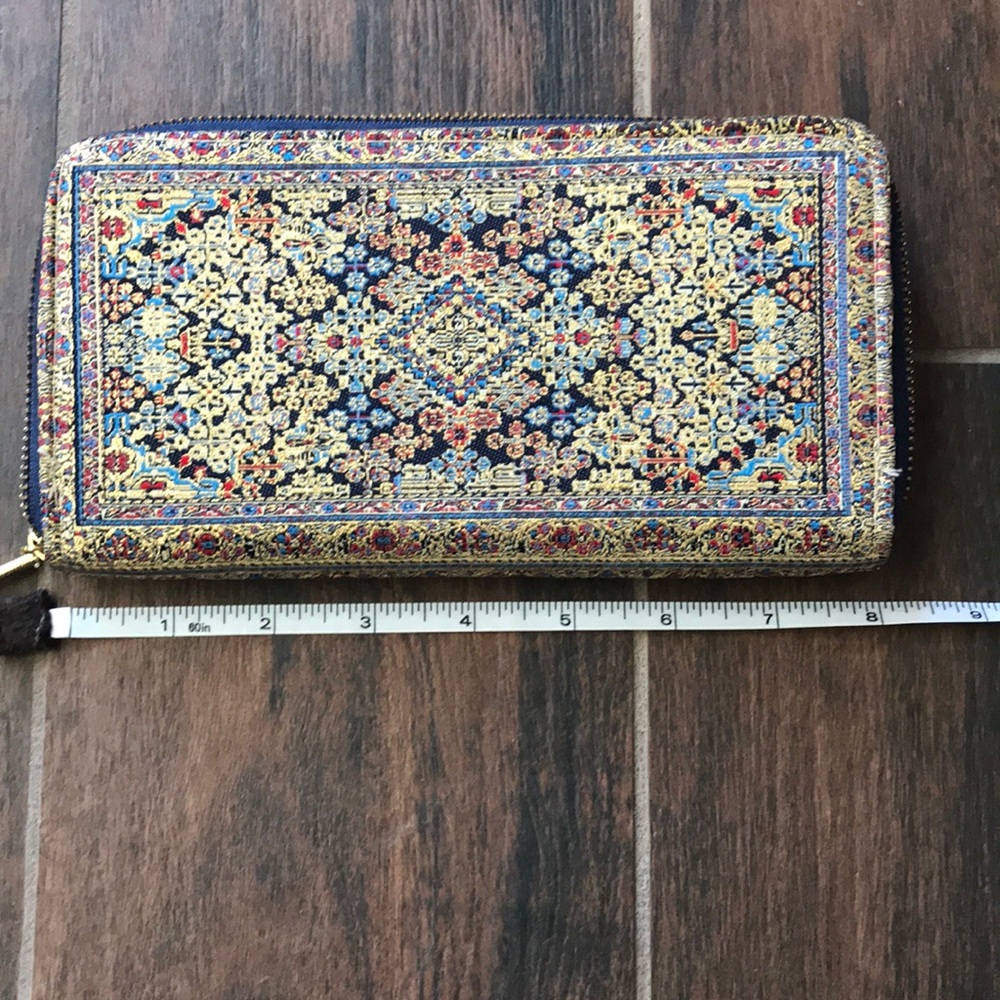 Turkish Rug Inspired Wallet - Picture 3 of 4